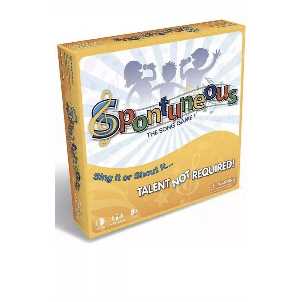 *New* Spontuneous The Song Game “Sing It-Talent Not Required” For Family Party